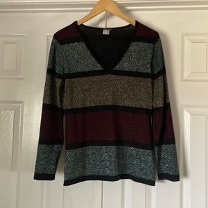 🌟NEW VENUS Color Block Sweater Size Large